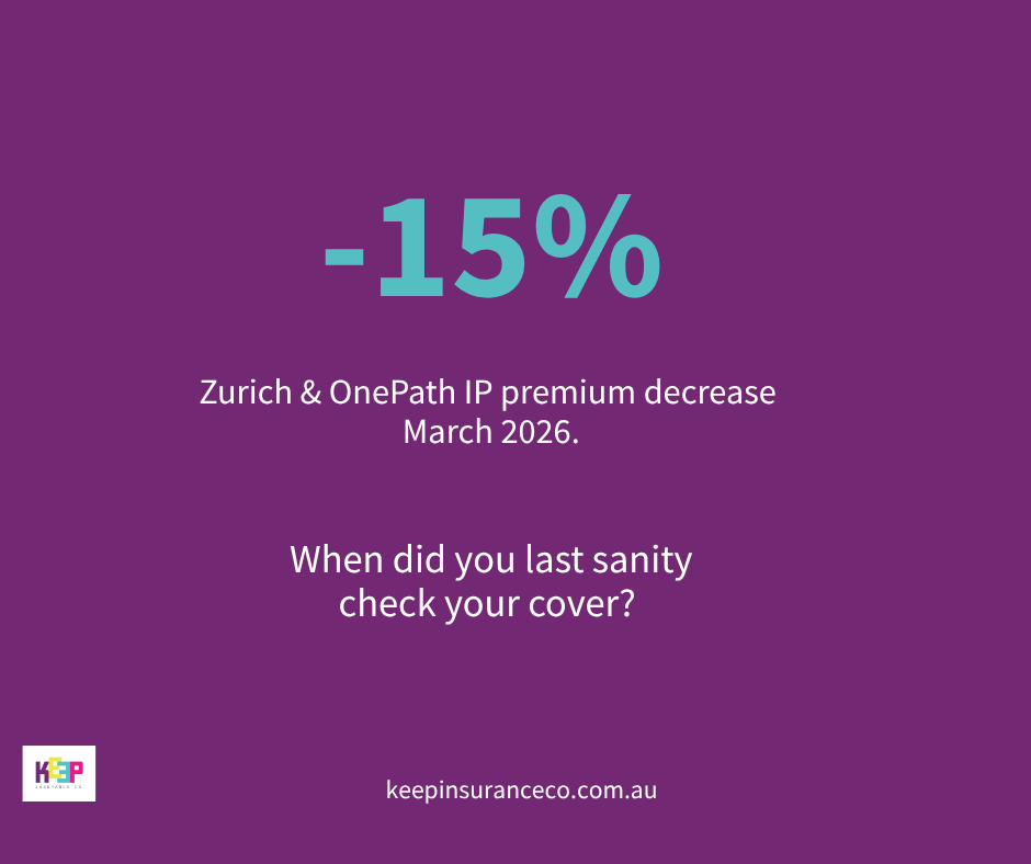 Income Protection Premium Changes April 2026 | Zurich & OnePath Cut Prices